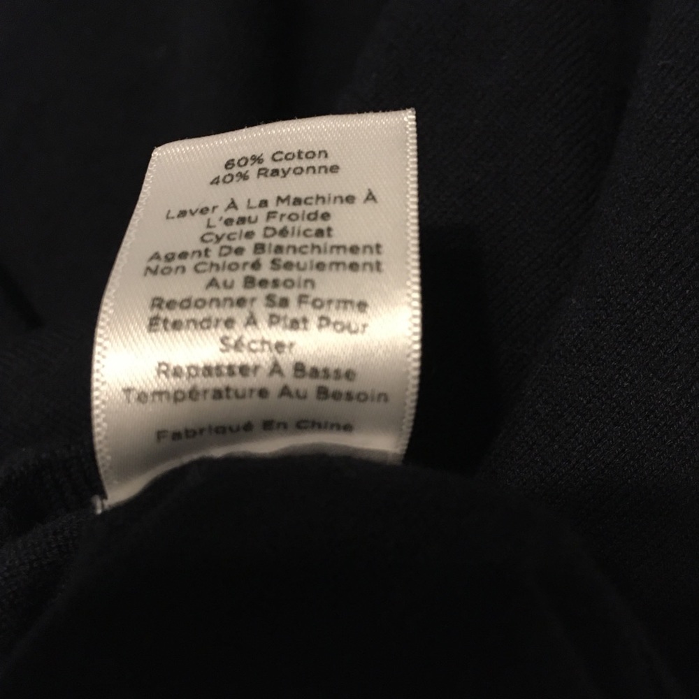 Talbots navy classic cardigan size M - Picture 5 of 6